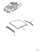 SHEET METAL Chevrolet Utility SS ROOF, RAILS & SUPPORTS