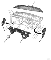 INSULATORS & GROMMET Chevrolet Utility SS INSULATOR - DASH PANEL ASM & COWL