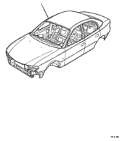 SHEET METAL Chevrolet Lumina (LHD) BODY SERVICE - SEDAN
