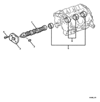 ENGINE & CLUTCH - LN3 & V9Y (V6) Chevrolet Lumina (LHD) CAMSHAFT - LN3