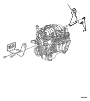 ENGINE & CLUTCH - LS1 (V8) Chevrolet Lumina (LHD) ENGINE LIFTING BRACKETS - LS1