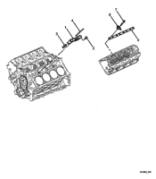 ENGINE & CLUTCH - LS1 (V8) Chevrolet Lumina (LHD) ROCKER ARMS & RETAINERS - LS1