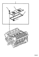ENGINE & CLUTCH - LS1 (V8) Chevrolet Lumina (LHD) VALLEY COVER - LS1