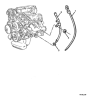 ENGINE & CLUTCH - LN3 (V6) Chevrolet Lumina (RHD) OIL LEVEL TUBE - LN3