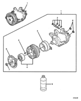 HEATING & AIR CONDITIONING Chevrolet Lumina (RHD) COMPRESSOR - AIR CONDITIONING - LN3, L67