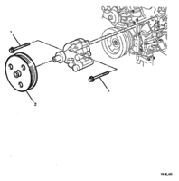 FRONT SUSPENSION & STEERING Chevrolet Lumina (RHD) POWER STEERING PUMP - PULLEY - LS1