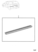 ACCESSORIES Chevrolet Lumina (LHD) VY/V2 LOAD AREA PROTECTION - RAILS - (35)
