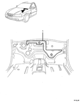 INSULATORS & GROMMET Chevrolet Lumina (LHD) VY/V2 DEADENER - DASH PANEL