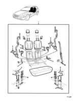 INTERIOR TRIM Chevrolet Lumina (LHD) VY/V2 THIRD SEAT - (35)