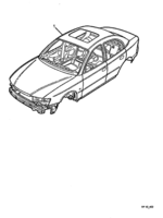 SHEET METAL Chevrolet Lumina (LHD) VY/V2 BODY SERVICE - (69) (CC5)