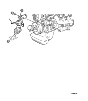 ENGINE & CLUTCH - LN3 (V6) Chevrolet Lumina (LHD) VY/V2 ENGINE MOUNTING HEATSHIELD FRONT