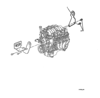ENGINE & CLUTCH - (LS1) (V8) Chevrolet Lumina (LHD) VY/V2 ENGINE LIFTING BRACKETS - (LS1)