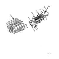 ENGINE & CLUTCH - (LS1) (V8) Chevrolet Lumina (LHD) VY/V2 CYLINDER HEAD - (LS1)