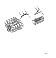 ENGINE & CLUTCH - (LS1) (V8) Chevrolet Lumina (LHD) VY/V2 ROCKER ARMS & RETAINERS - (LS1)