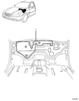 INSULATORS & GROMMET Chevrolet Lumina (RHD) DEADENER - DASH PANEL