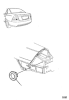 INSULATORS & GROMMET Chevrolet Lumina (RHD) REAR END PANEL PLUG - EXC (UD7)