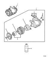 HEATING & AIR CONDITIONING Chevrolet Lumina (RHD) COMPRESSOR - AIR CONDITIONING - (LN3, L67) (C60, C61, CJ2)