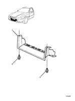 HEATING & AIR CONDITIONING Chevrolet Lumina (RHD) AIR CHUTE LOWER DUCT - (VK) (LS1) (A9D, A9F, A8U)