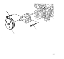 FRONT SUSPENSION & STEERING Chevrolet Lumina (RHD) POWER STEERING PUMP - PULLEY - (LS1)