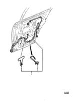 ELECTRICAL Chevrolet Lumina (RHD) REAR DOOR HARNESS