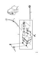 COOLING & OILING Chevrolet Lumina (RHD) RADIATOR OVERFLOW RESERVOIR - (LN3, L67)