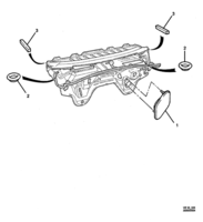INSULATORS & GROMMET Chevrolet Lumina (LHD) VZ DASH PANEL ASM PLUGS & GROMMETS