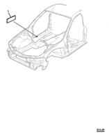 INSULATORS & GROMMET Chevrolet Lumina (LHD) VZ PATCH - PANEL SIDE