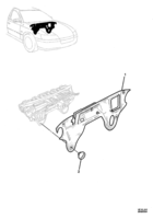 INSULATORS & GROMMET Chevrolet Lumina (LHD) VZ INSULATOR - DASH PANEL ASM - EXTERIOR