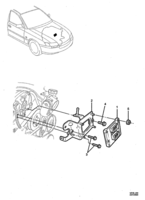 ELECTRICAL Chevrolet Lumina (LHD) VZ ENGINE CONTROL MODULE - (LE0, LP1, LY7, LW2)