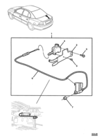 FUEL & EXHAUST Chevrolet Lumina (LHD) VZ FUEL FILLER DOOR RELEASE - (69)