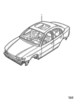 SHEET METAL Chevrolet Lumina (LHD) VZ BODY SERVICE - (69) (CC5)