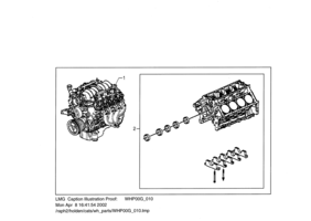 ENGINE & CLUTCH - (LS1,LS2,L76,L98) (V8) Chevrolet Lumina (LHD) VZ ENGINE ASM - (LS1)