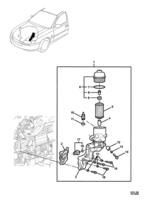 COOLING & OILING Chevrolet Lumina (LHD) VZ OIL FILTER ADAPTOR & SENSOR - (LY7, LE0, LP1)