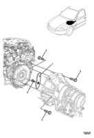 TRANSMISSION - AUTOMATIC - M82,MX5 Chevrolet Lumina (RHD) TRANSMISSION TO ENGINE - AUTOMATIC - (MX5, M82) (LY7, LP1)