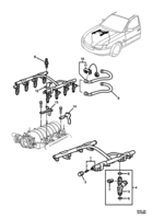 FUEL & EXHAUST Chevrolet Lumina (RHD) FUEL INJECTION RAIL - (LS2, L76, L98)