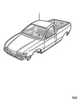 SHEET METAL Chevrolet Lumina (RHD) BODY SERVICE - (80)