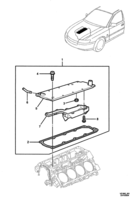 ENGINE & CLUTCH - (LS1,LS2,L76,L98) (V8) Chevrolet Lumina (RHD) VALLEY COVER - (LS2, L98)
