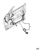 ELECTRICAL Chevrolet Lumina (RHD) FRONT DOOR HARNESS