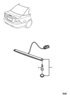 ELECTRICAL Chevrolet Lumina (RHD) HIGH MOUNT STOP LAMP - REAR SPOILER