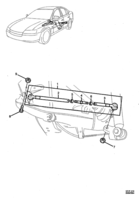 REAR SUSPENSION, FRAME & BUMPER BARS Chevrolet Lumina (RHD) REAR SUSPENSION ADJUSTABLE LINK - (35, 37, 69)