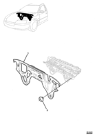 INSULATORS & GROMMET Chevrolet Lumina (RHD) INSULATOR - DASH PANEL ASM - EXTERIOR