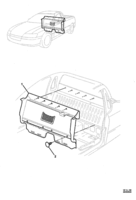 INTERIOR TRIM Chevrolet Lumina (RHD) BACK PANEL TRIM - (80)