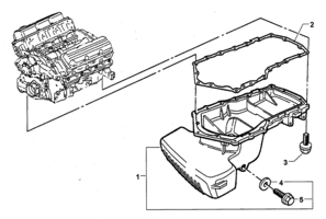 ENGINE - LN3 & V9Y (V6) Chevrolet Caprice OIL PAN - LN3