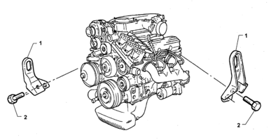 ENGINE - LN3 & V9Y (V6) Chevrolet Caprice ENGINE LIFTING BRACKETS - LN3