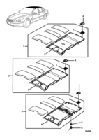 INTERIOR TRIM Chevrolet Caprice HEADLINING - EXC (CC5)