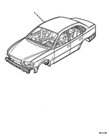 SHEET METAL Chevrolet Caprice BODY SERVICE - EXC (CC5)