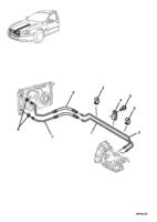 TRANSMISSION - AUTOMATIC Chevrolet Caprice TRANSMISSION OIL COOLER PIPES - (LN3, L67) (M30)