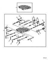 TRANSMISSION - AUTOMATIC Chevrolet Caprice CONTROL VALVE BODY - (AUTOMATIC) (M30)
