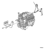 ENGINE - (LS1) (V8) Chevrolet Caprice ENGINE LIFTING BRACKETS - (LS1)