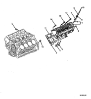 ENGINE - (LS1) (V8) Chevrolet Caprice CYLINDER HEAD - (LS1)
